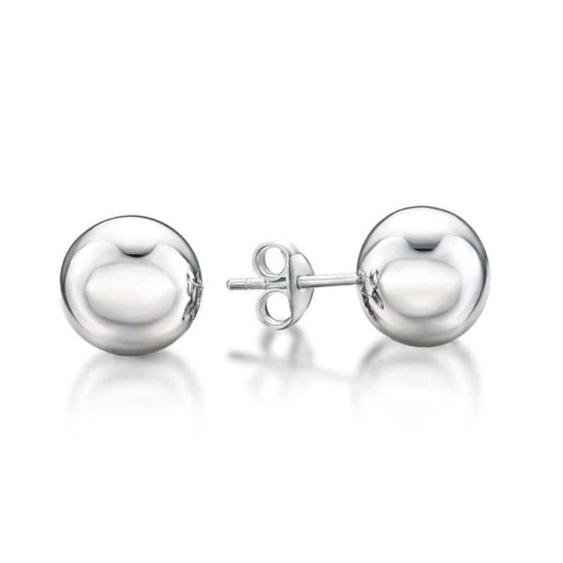 Picture of 10mm SILVER HOLLOW BALL STUDS